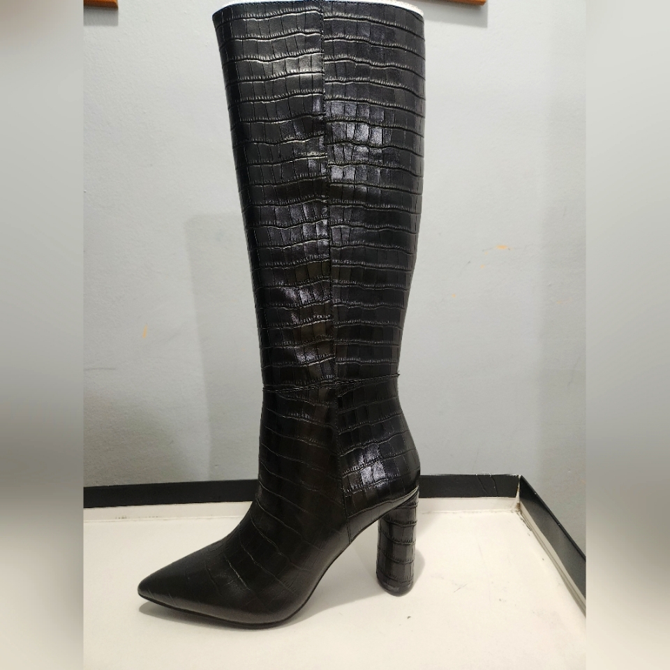 Aqua Maria Block Heel Boots
